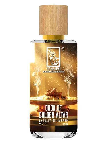 The Dua Brand Oudh of Golden Altar fragrance bottle