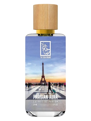 The Dua Brand Parisian Aura fragrance bottle