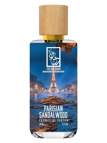 The Dua Brand Parisian Sandalwood fragrance bottle