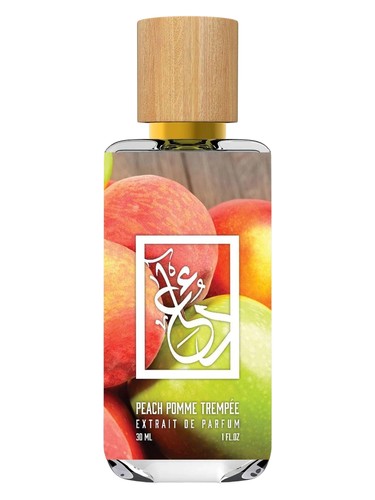 The Dua Brand Peach Pomme Trempée fragrance bottle