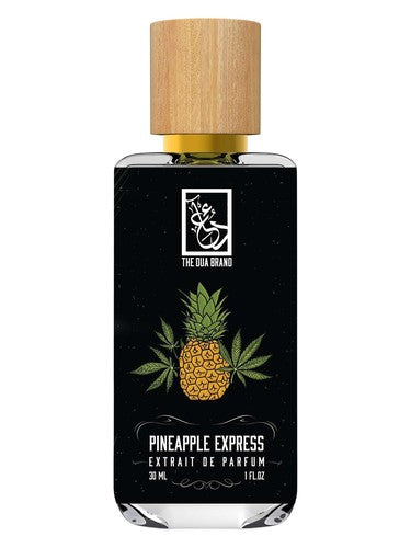The Dua Brand Pineapple Express fragrance bottle