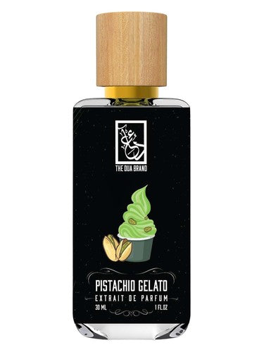 The Dua Brand Pistachio Gelato fragrance bottle