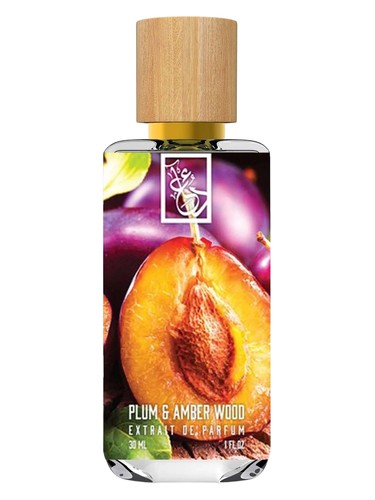The Dua Brand Plum & Amber Wood fragrance bottle