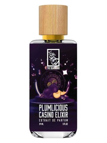 The Dua Brand Plumlicious Casino Elixir fragrance bottle