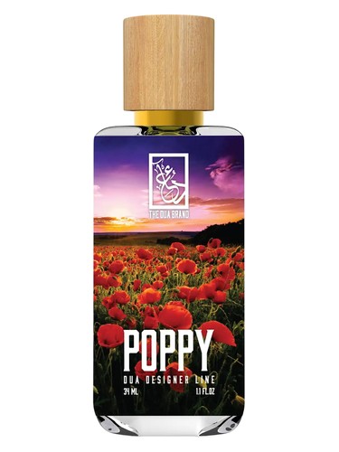 The Dua Brand Poppy fragrance bottle
