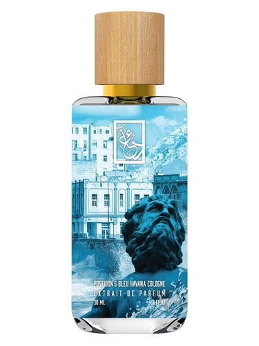 The Dua Brand Poseidon’s Bleu Havana Cologne fragrance bottle