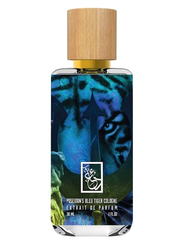 The Dua Brand Poseidon's Blue Tiger Cologne fragrance bottle