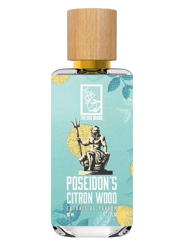 The Dua Brand Poseidon’s Citron Wood fragrance bottle