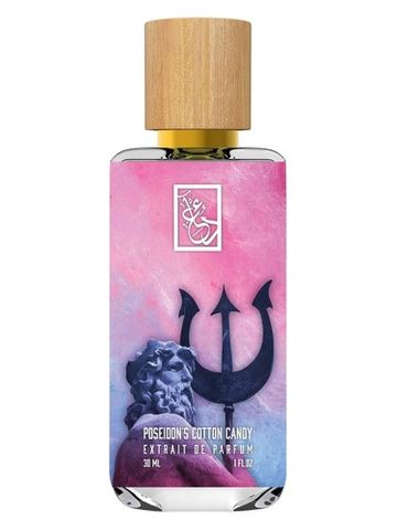 The Dua Brand Poseidon's Cotton Candy fragrance bottle