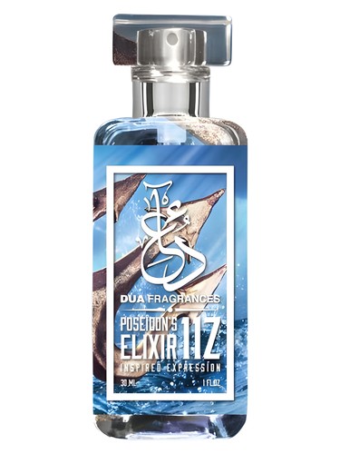 The Dua Brand Poseidon's Elixir 11Z fragrance bottle