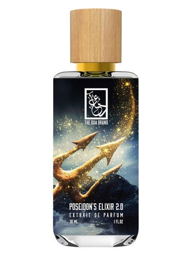 The Dua Brand Poseidon's Elixir 2.0 fragrance bottle