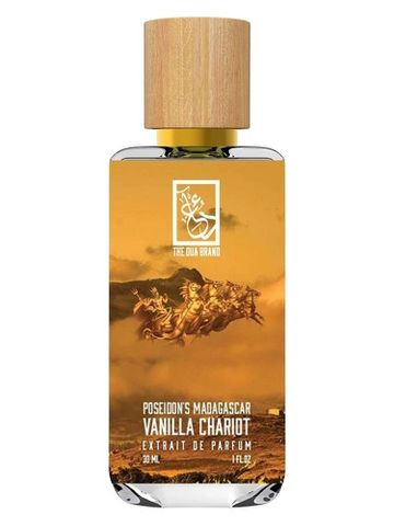 The Dua Brand Poseidon’s Madagascar Vanilla Chariot fragrance bottle