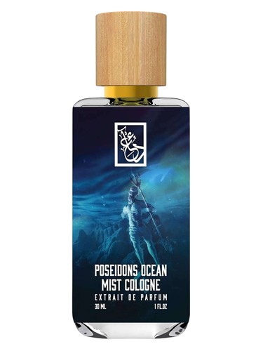The Dua Brand Poseidon's Ocean Mist Cologne fragrance bottle