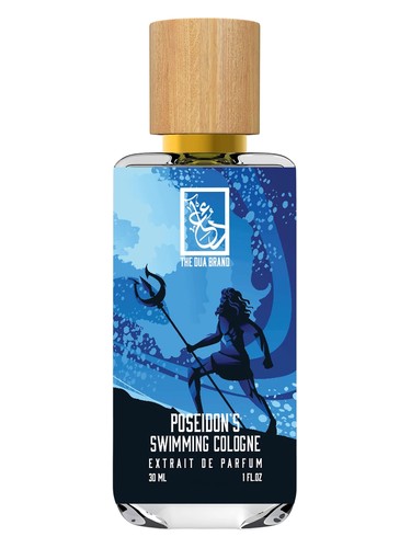 The Dua Brand Poseidon’s Swimming Cologne fragrance bottle
