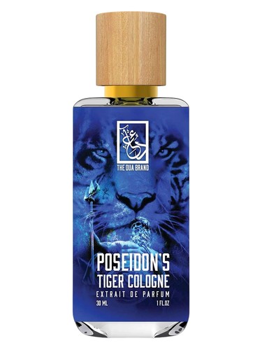 The Dua Brand Poseidon’s Tiger Cologne fragrance bottle