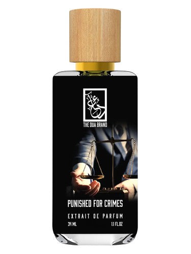 The Dua Brand Punished For Crimes fragrance bottle