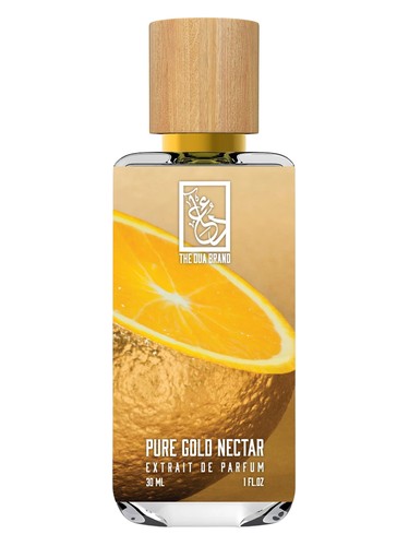 The Dua Brand Pure Gold Nectar fragrance bottle