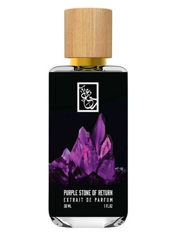 The Dua Brand Purple Stone of Return fragrance bottle