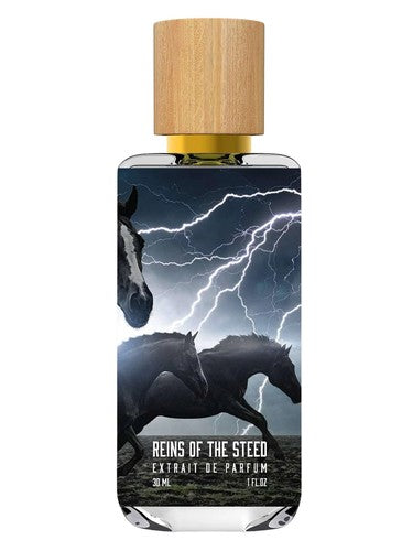 The Dua Brand Reins of the Steed fragrance bottle