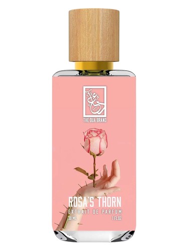 The Dua Brand Rosa's Thorn fragrance bottle