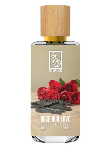 The Dua Brand Rose Oud Love fragrance bottle