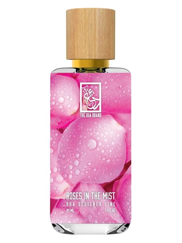 The Dua Brand Roses in the Mist fragrance bottle