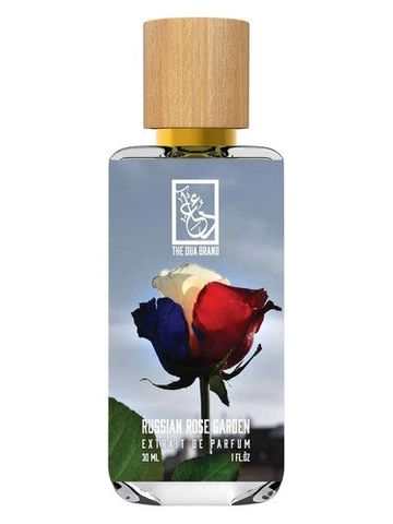 The Dua Brand Russian Rose Garden fragrance bottle