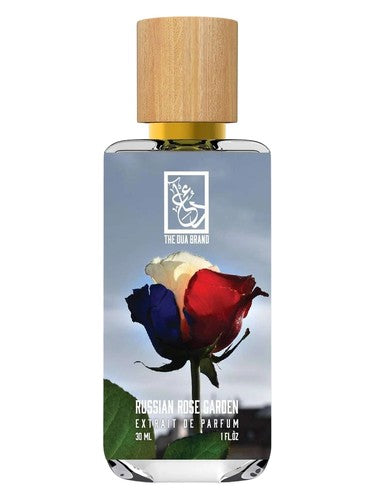 The Dua Brand Russian Rose Garden fragrance bottle