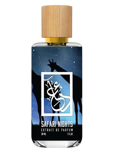 The Dua Brand Safari Nights fragrance bottle