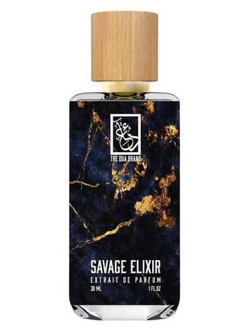 The Dua Brand Savage Elixir fragrance bottle