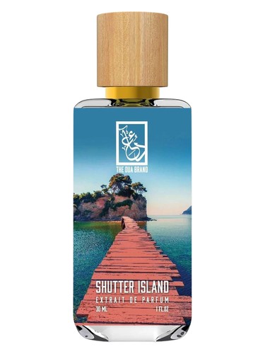 The Dua Brand Shutter Island fragrance bottle