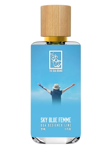 The Dua Brand Sky Blue Femme fragrance bottle