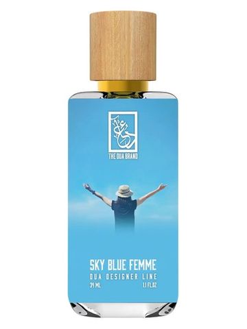 The Dua Brand Sky Blue Femme fragrance bottle