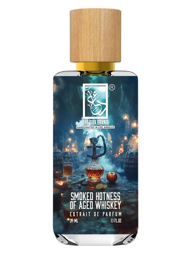 The Dua Brand Smoked Hotness Of Aged Whiskey fragrance bottle