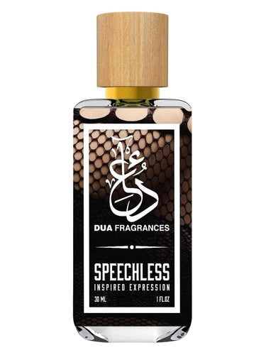 The Dua Brand Speechless fragrance bottle