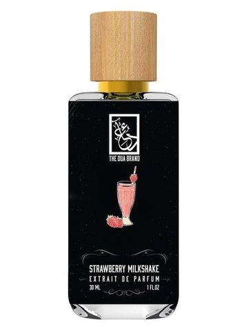 The Dua Brand Strawberry Milkshake fragrance bottle
