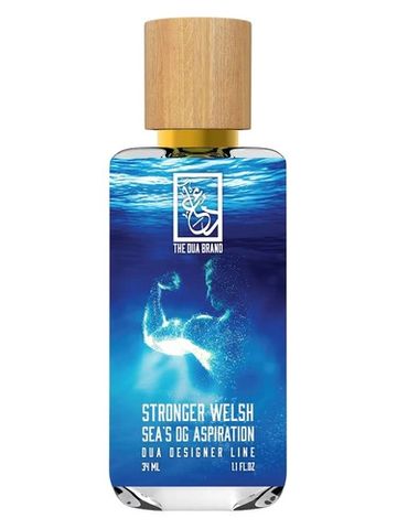 The Dua Brand Stronger Welsh Sea’s OG Aspiration fragrance bottle