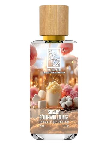 The Dua Brand Sugary Gourmand Lounge fragrance bottle