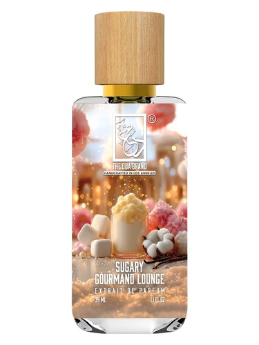 The Dua Brand Sugary Gourmand Lounge fragrance bottle