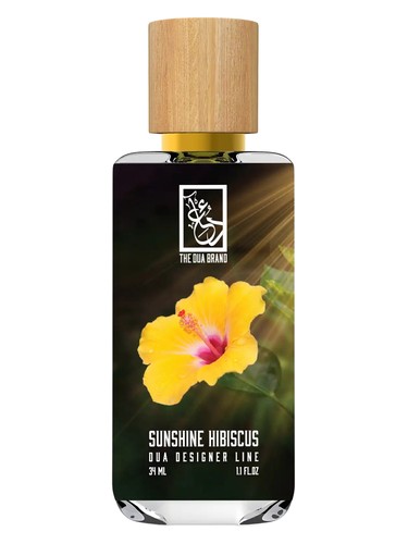 The Dua Brand Sunshine Hibiscus fragrance bottle