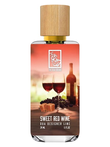 The Dua Brand Sweet Red Wine fragrance bottle
