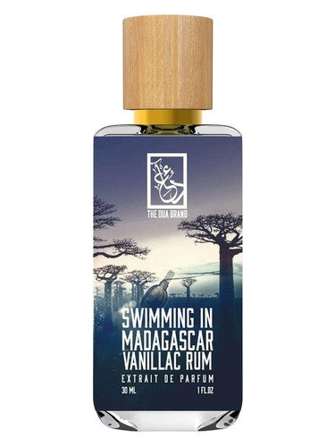 The Dua Brand Swimming in Madagascar Vanillac Rum fragrance bottle