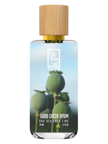 The Dua Brand Taboo Green Opium fragrance bottle