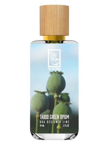 The Dua Brand Taboo Green Opium fragrance bottle