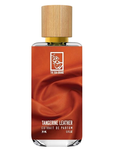 The Dua Brand Tangerine Leather fragrance bottle