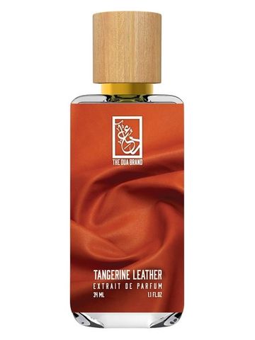 The Dua Brand Tangerine Leather fragrance bottle