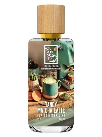 The Dua Brand Tangy Matcha Latte fragrance bottle