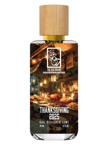 The Dua Brand Thanksgiving 2025 fragrance bottle