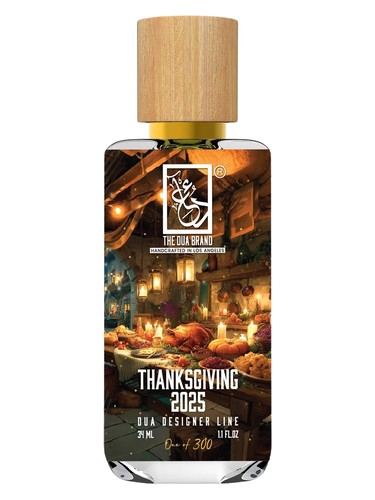The Dua Brand Thanksgiving 2025 fragrance bottle