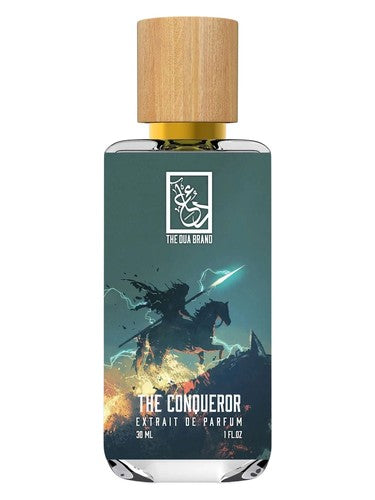 The Dua Brand The Conqueror fragrance bottle